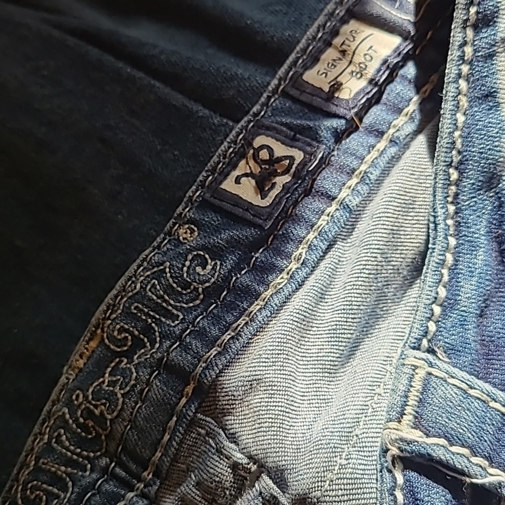 MissMe Signature Boot jeans size 28